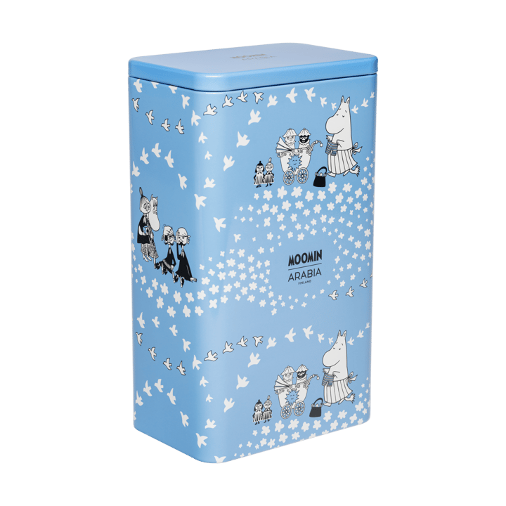 Fred mummi kaffeboks 11,2x7,8x19,2 cm - Blå - Moomin Arabia