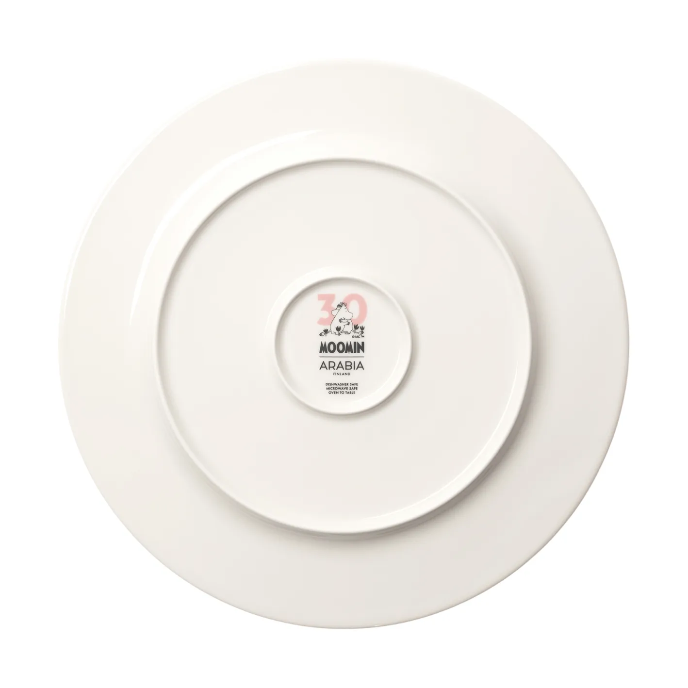 Kjærlighet 30 år Mummi serveringstallerken Limited Edition, Ø30 cm Moomin Arabia