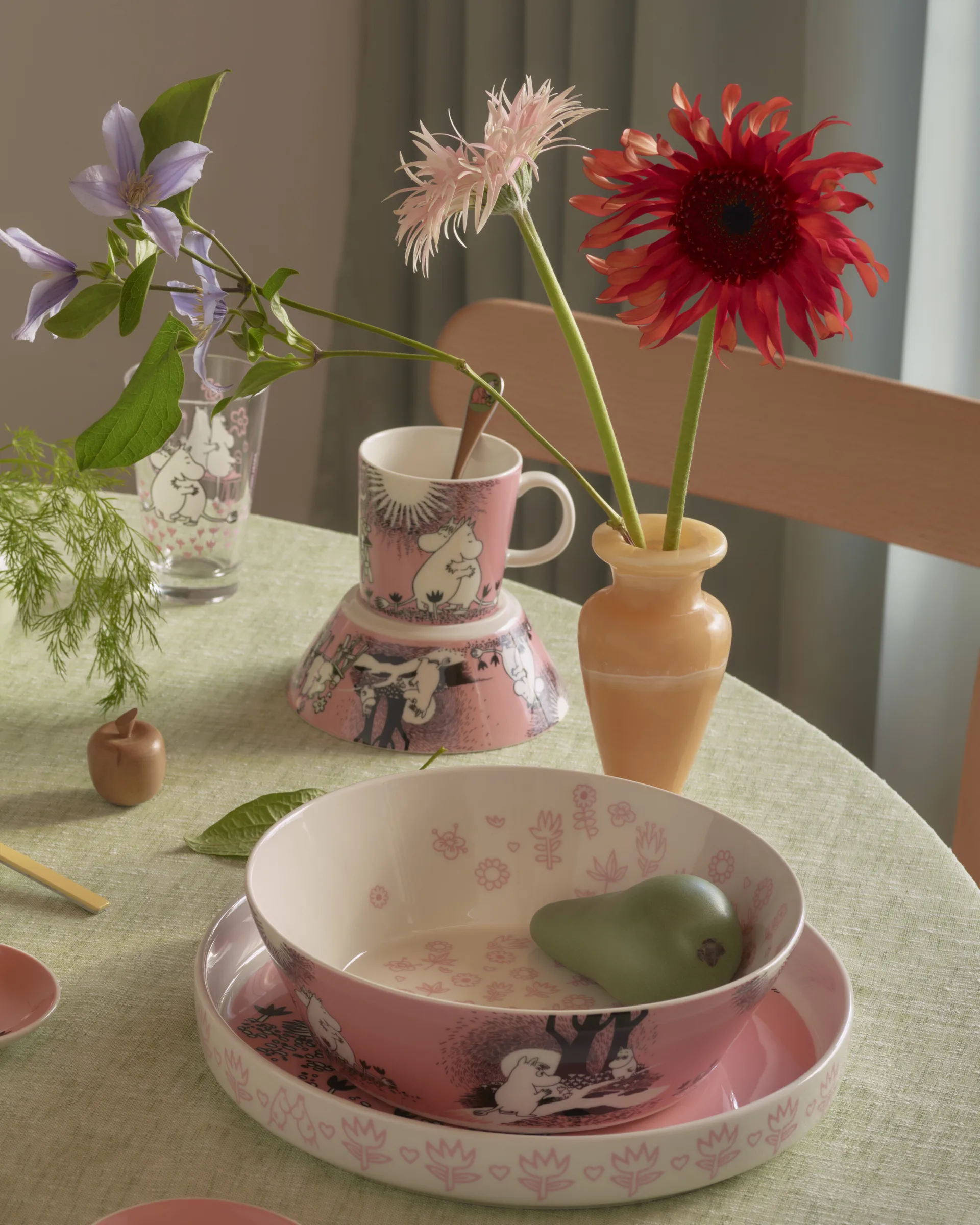 Kjærlighet 30 år Mummikruss gaveeske, 30 cl Moomin Arabia