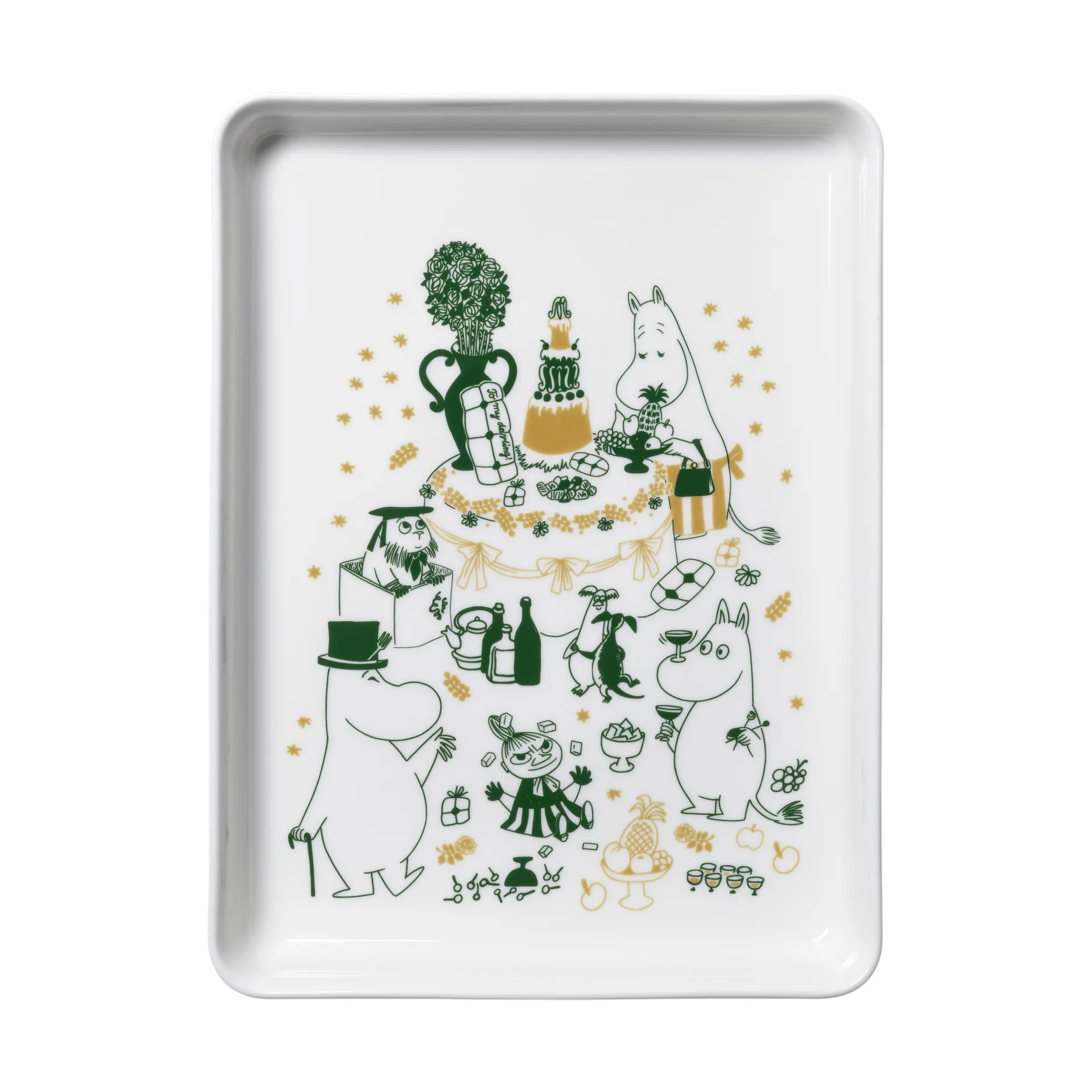 Moomin Arabia Kjærlighetsgave Mummitallerken 24x32 cm