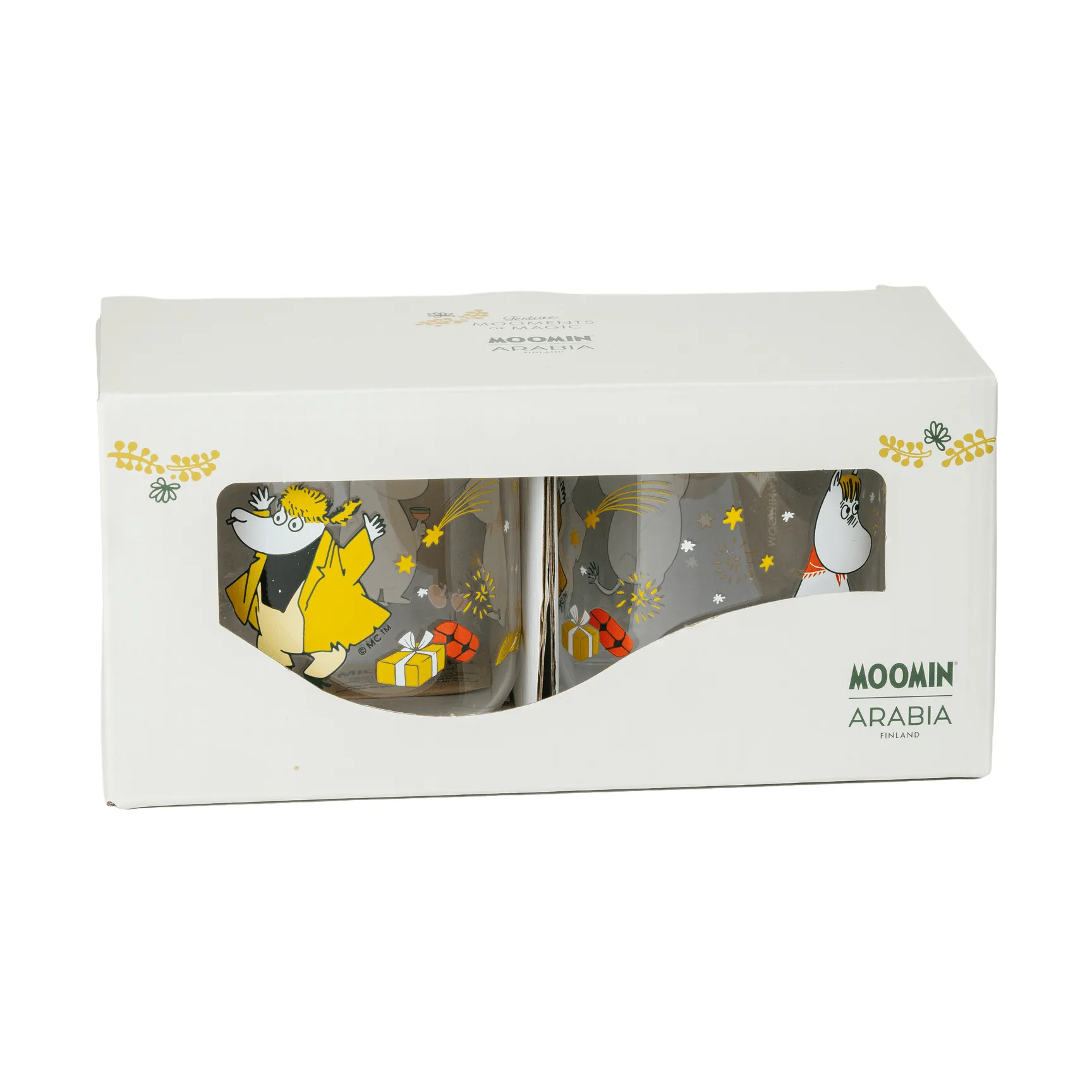 Mumin glasskopp, Kjærlighetsgave, 30 cl, 2-pakning Moomin Arabia