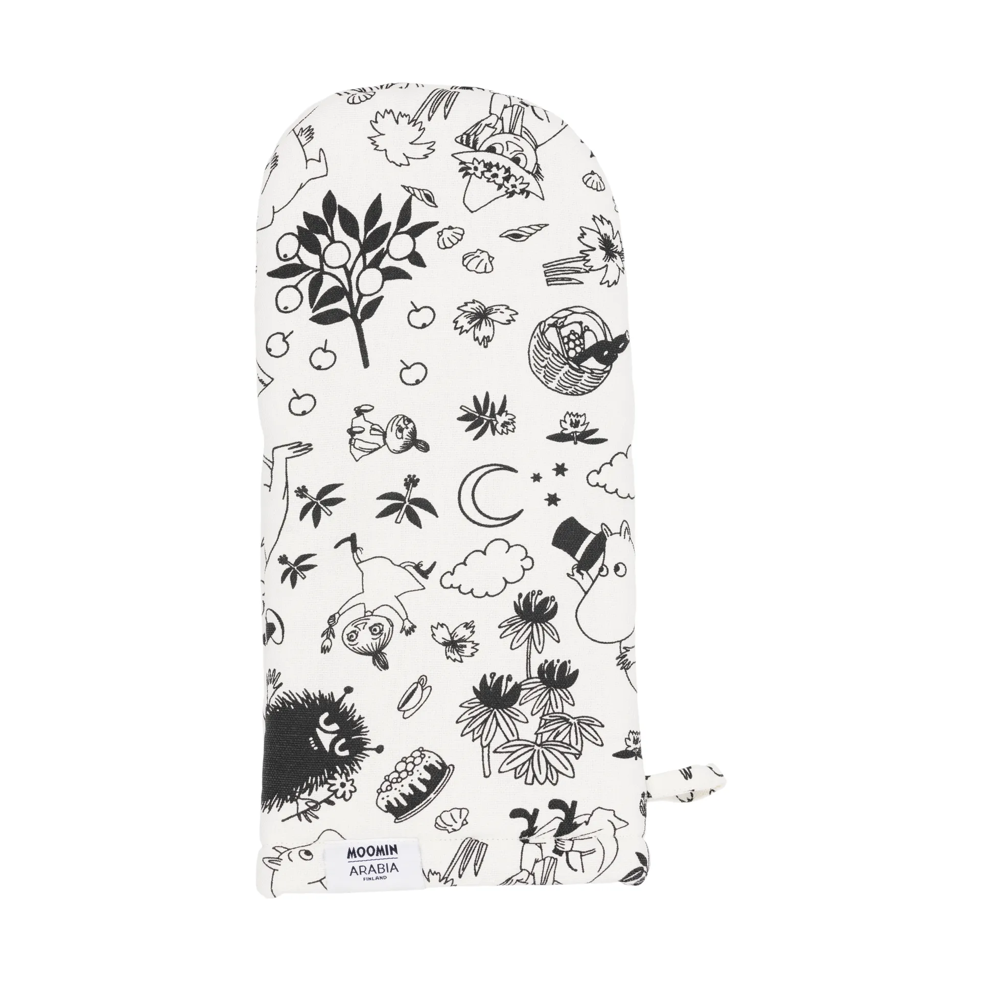 Mumin grytevott, Off-white, 34x15 cm Moomin Arabia