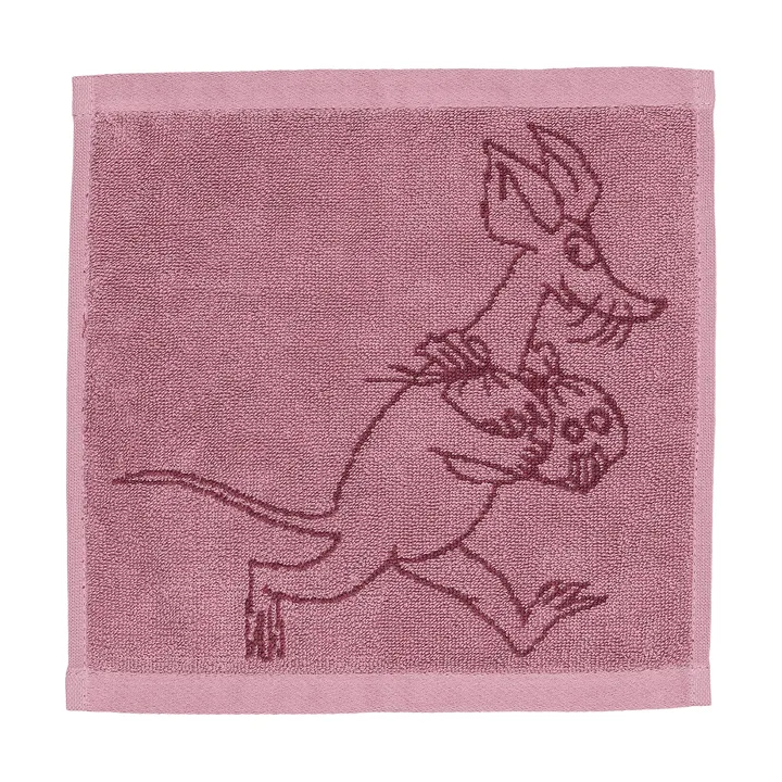 Mumin håndkle 25x25 cm - Sniff, mauve - Moomin Arabia
