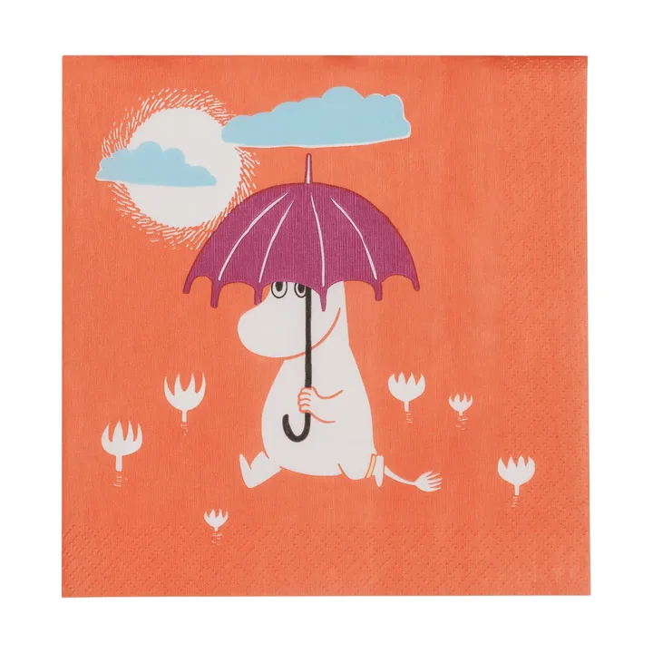 Mumin papirserviett - Under paraplyet, 20-pakning - Moomin Arabia