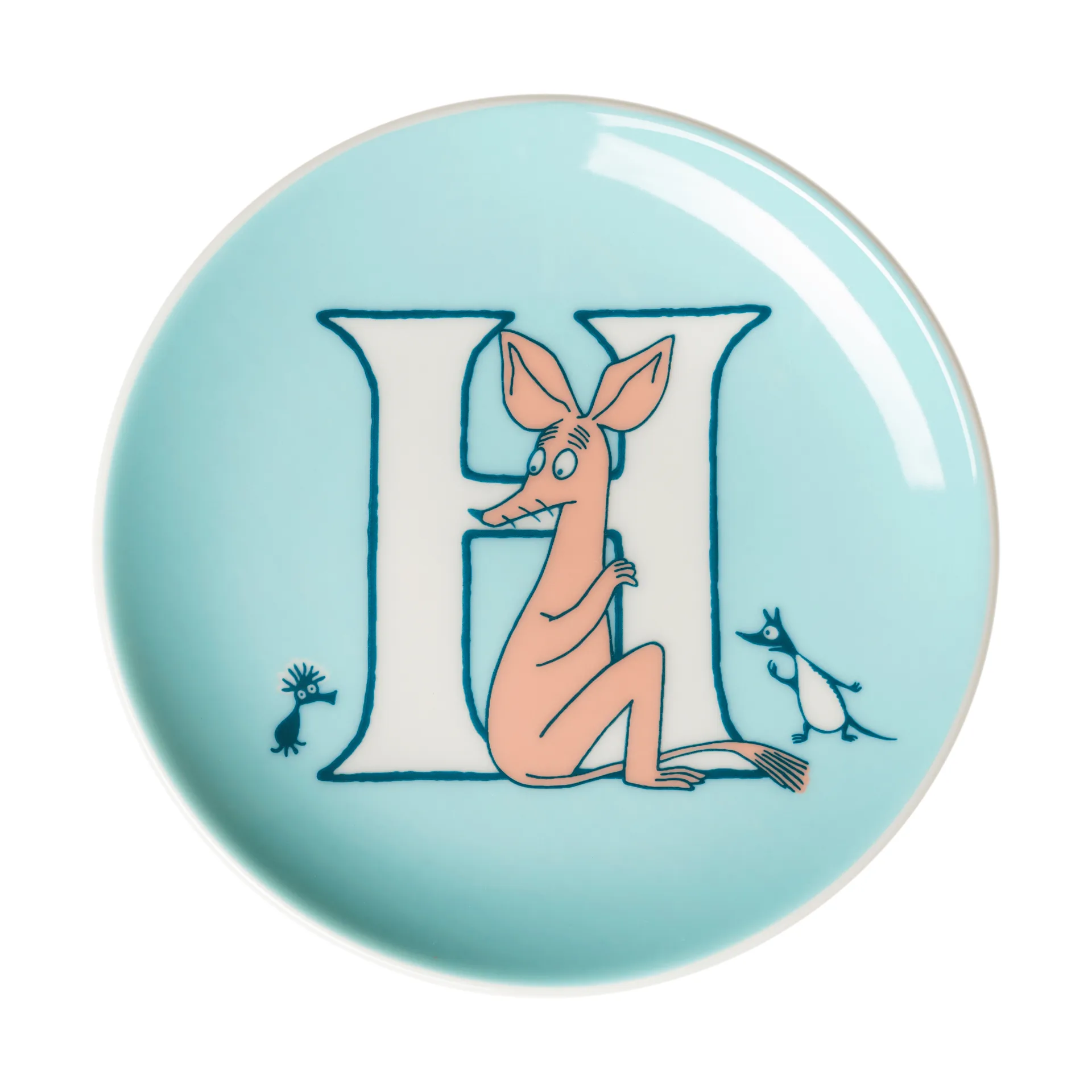 Mummi ABC minitallerken, H, 10,5 cm Moomin Arabia
