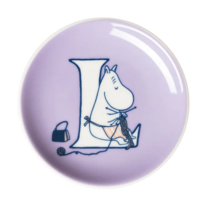 Mummi ABC minitallerken - L, 10,5 cm - Moomin Arabia