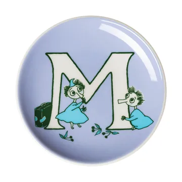 Mummi ABC minitallerken - M, 10,5 cm - Moomin Arabia
