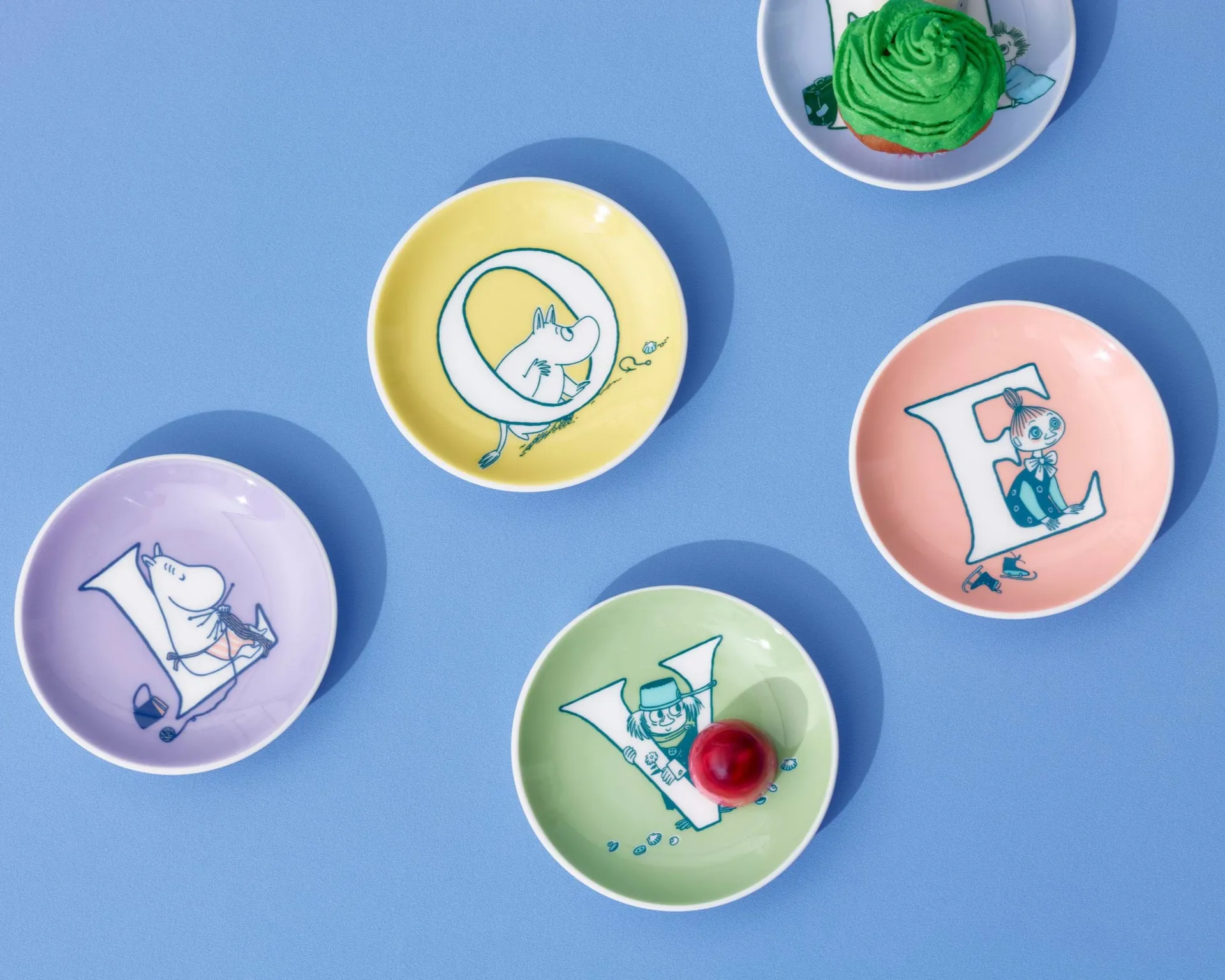 Mummi ABC minitallerken, M, 10,5 cm Moomin Arabia