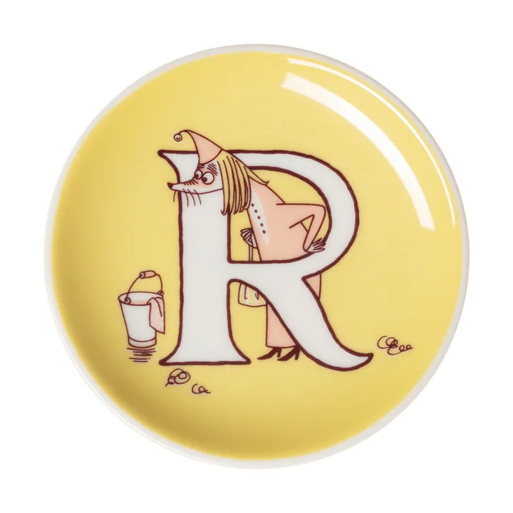 Mummi ABC minitallerken - R, 10,5 cm - Moomin Arabia