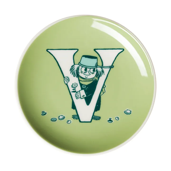 Mummi ABC minitallerken - V, 10,5 cm - Moomin Arabia