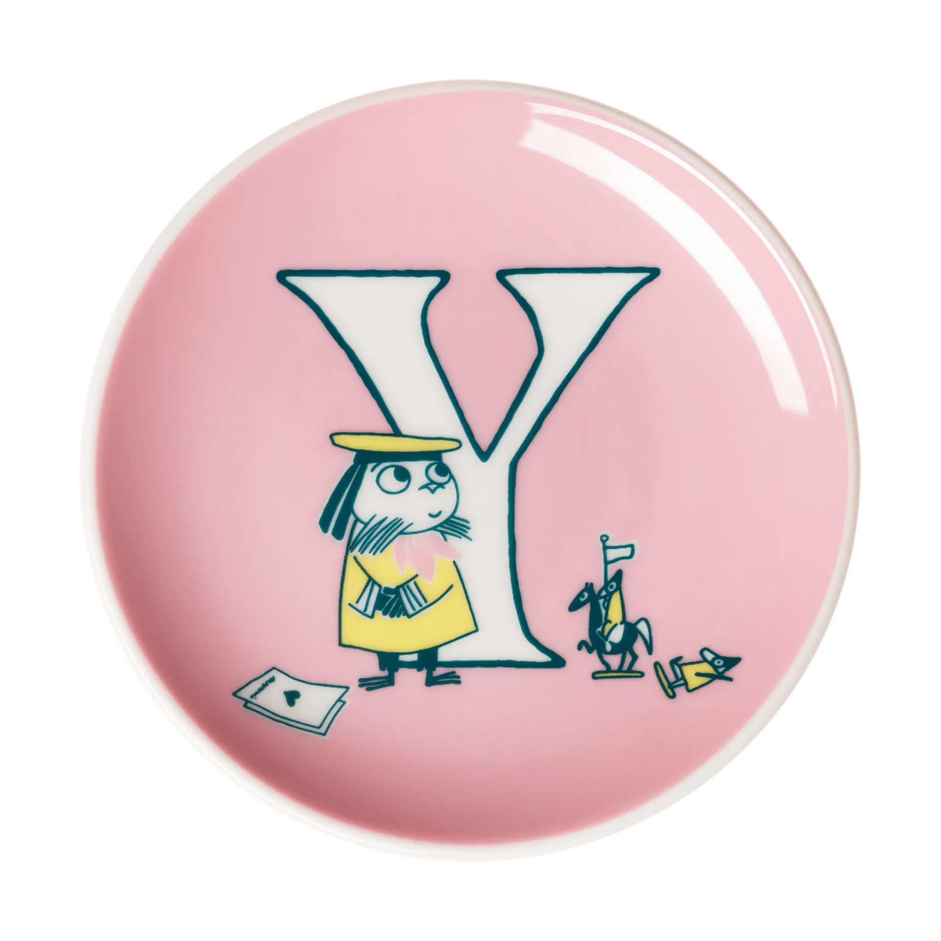 Mummi ABC minitallerken, Y, 10,5 cm Moomin Arabia
