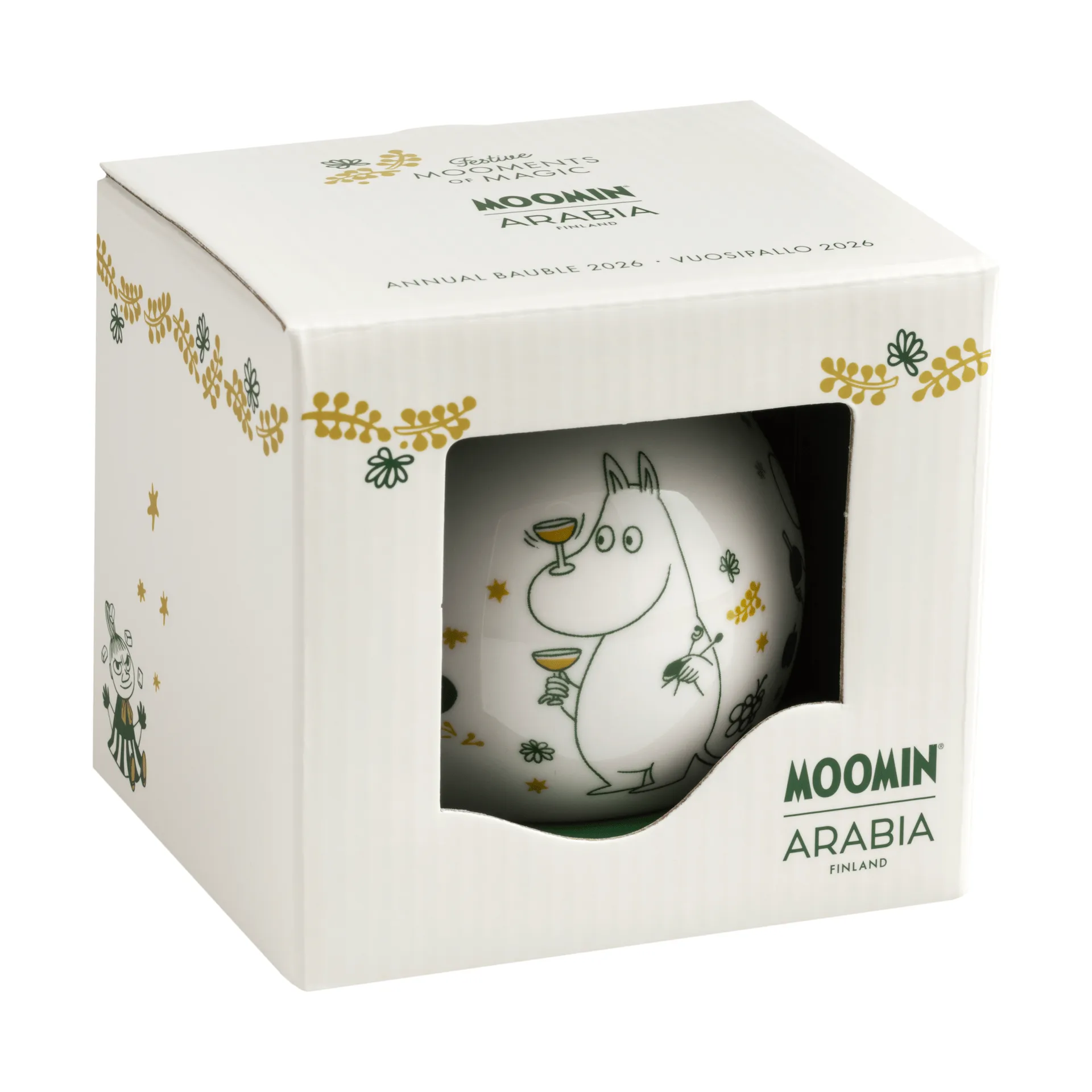 Mummi årskule Ø8 cm, 2026, Kjærlighetsgave Moomin Arabia