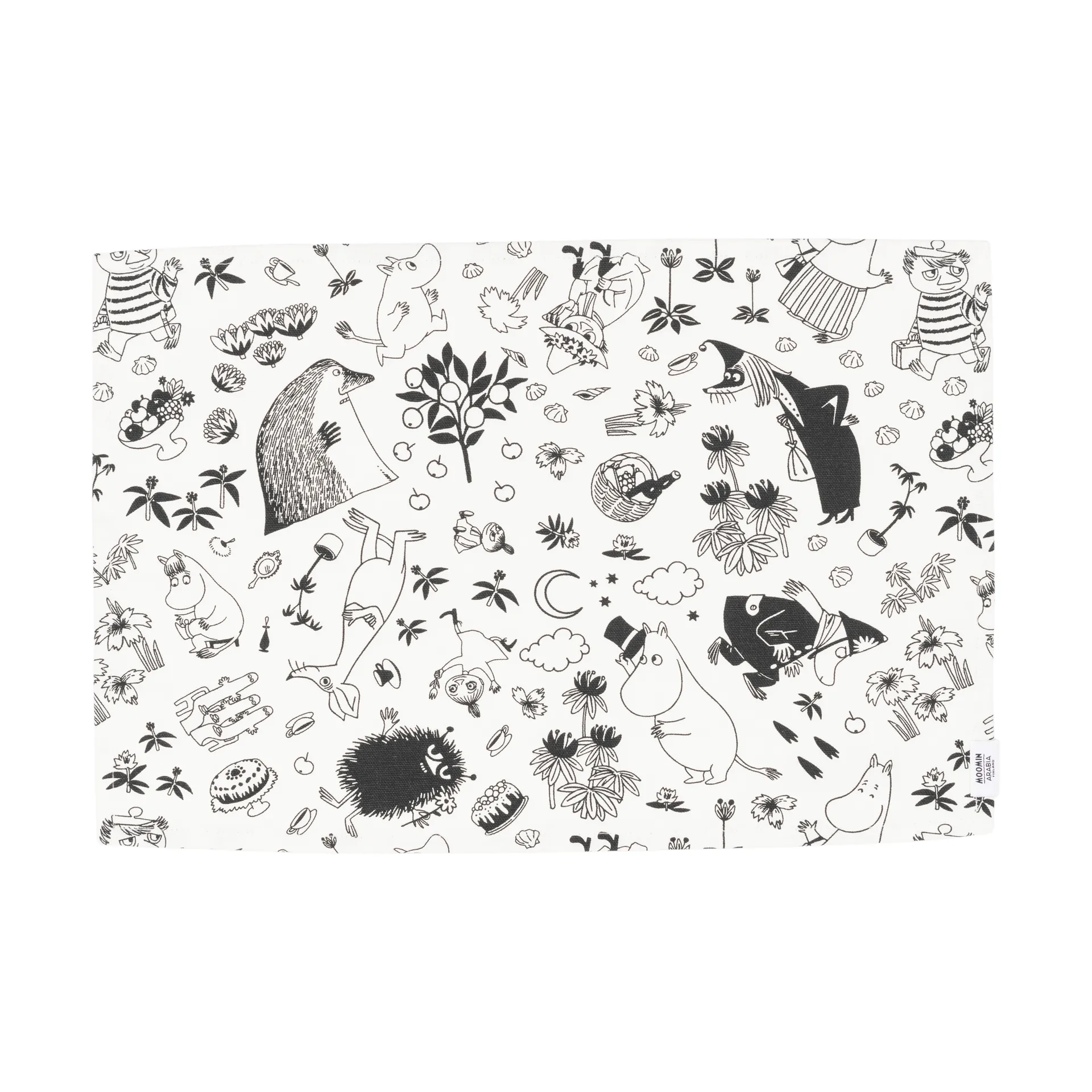 Mummi bordbrikke 33x45 cm, Off-white Moomin Arabia