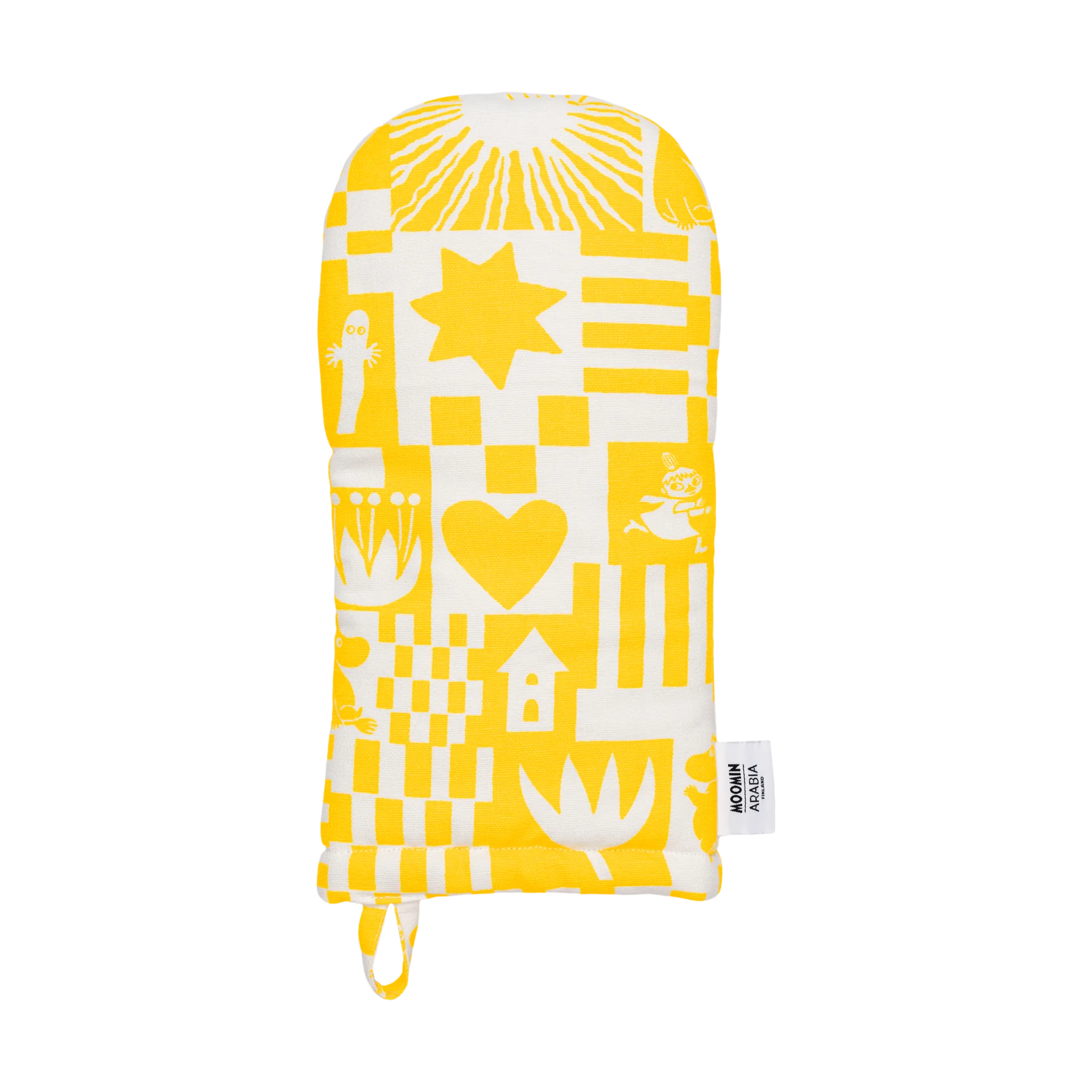 Mummi grytevott Fest 15x34 cm, Gul Moomin Arabia