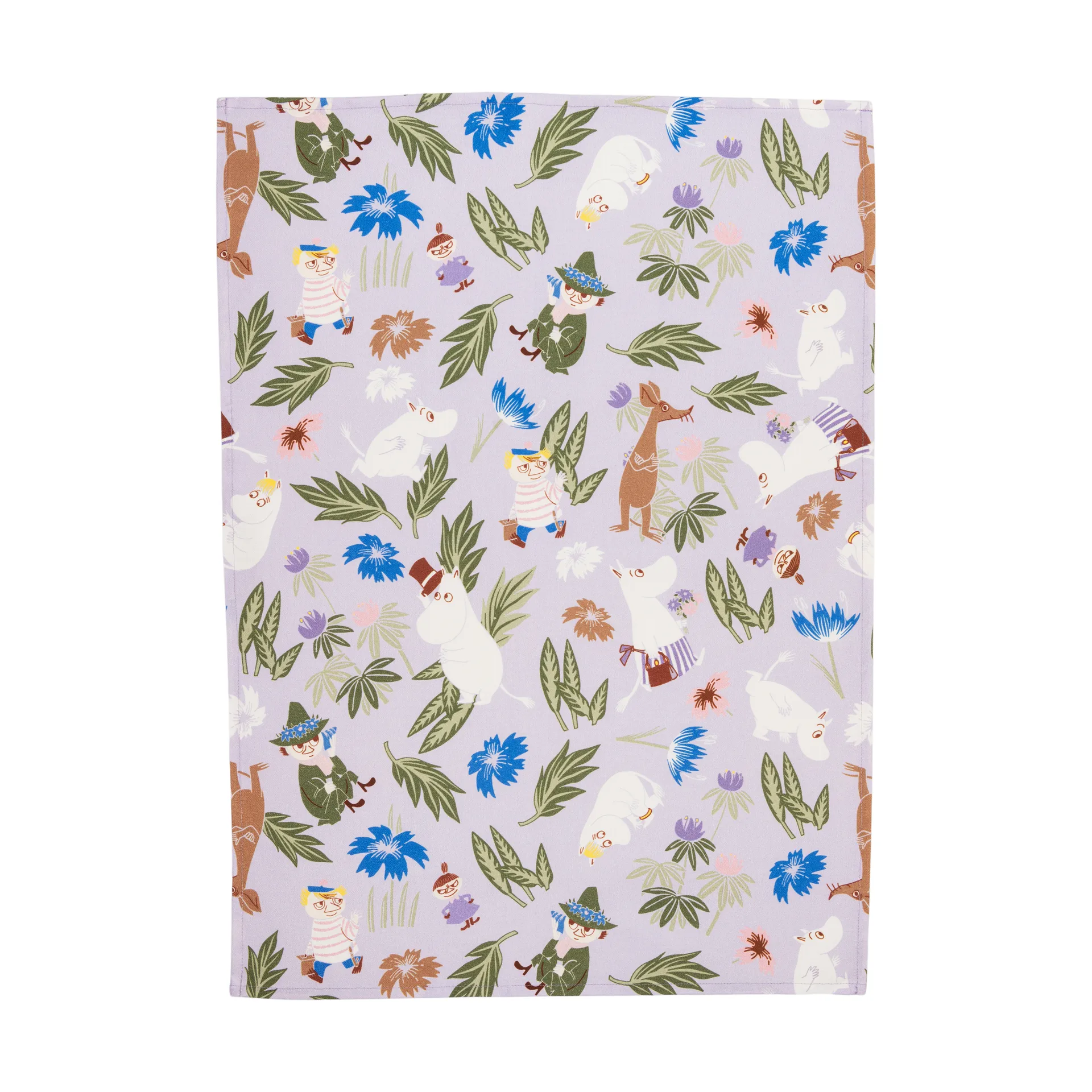 Mummi kjøkkenhåndkle 50x70 cm, Lilla-off-white Moomin Arabia