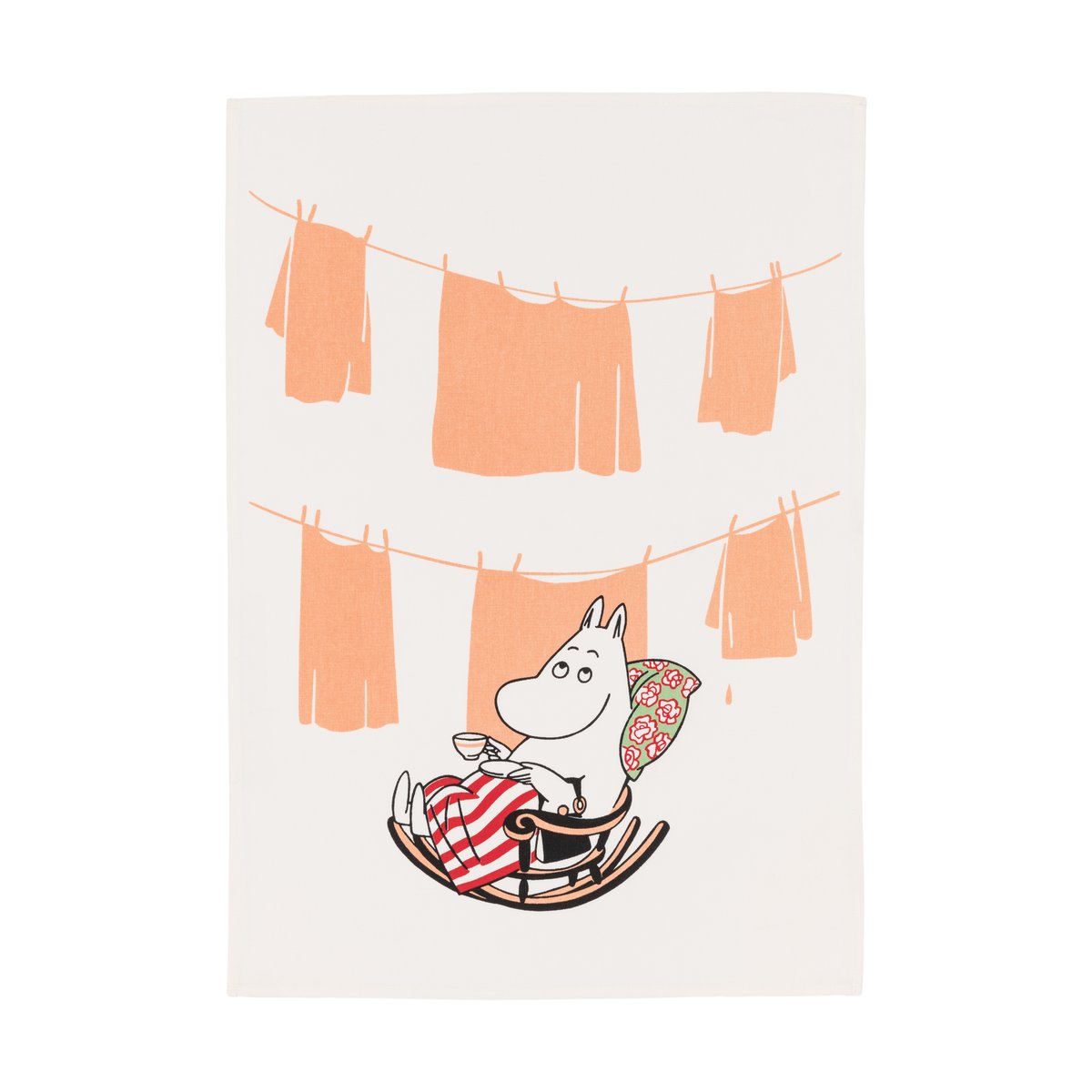 Moomin Arabia Mummi kjøkkenhåndkle Mummimamma 50x70 cm