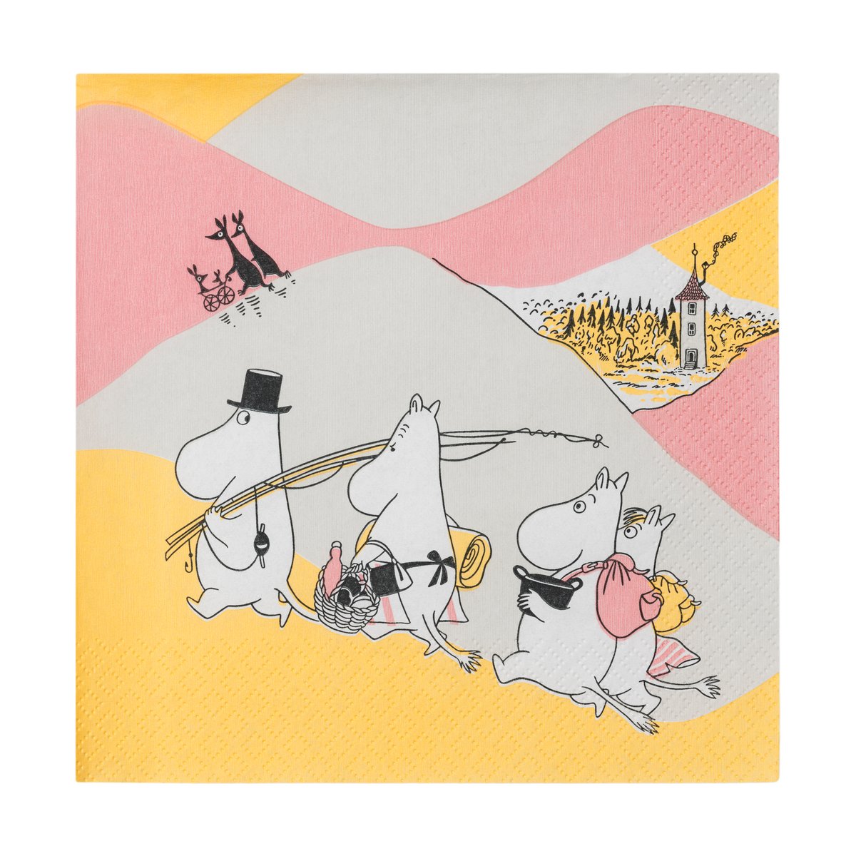Mummi serviett Familiekos 33x33 cm 20-pk Multi