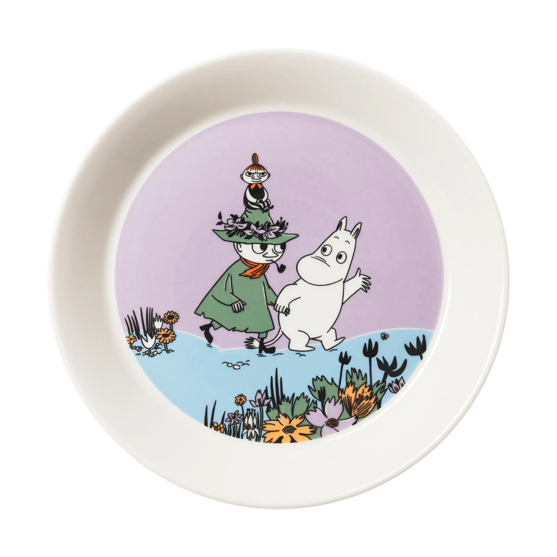 Mummi tallerken Venner for Alltid, Ø19,5 cm Moomin Arabia