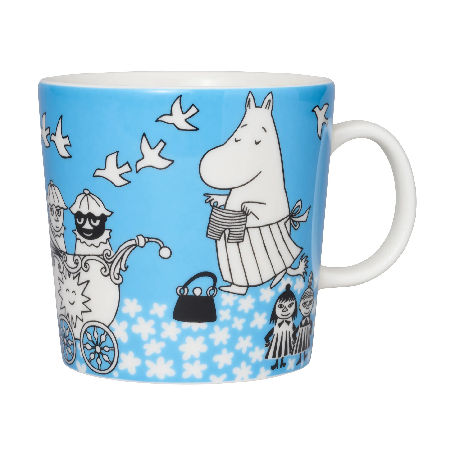 Mummikopp Fred 40 cl, Blå Moomin Arabia