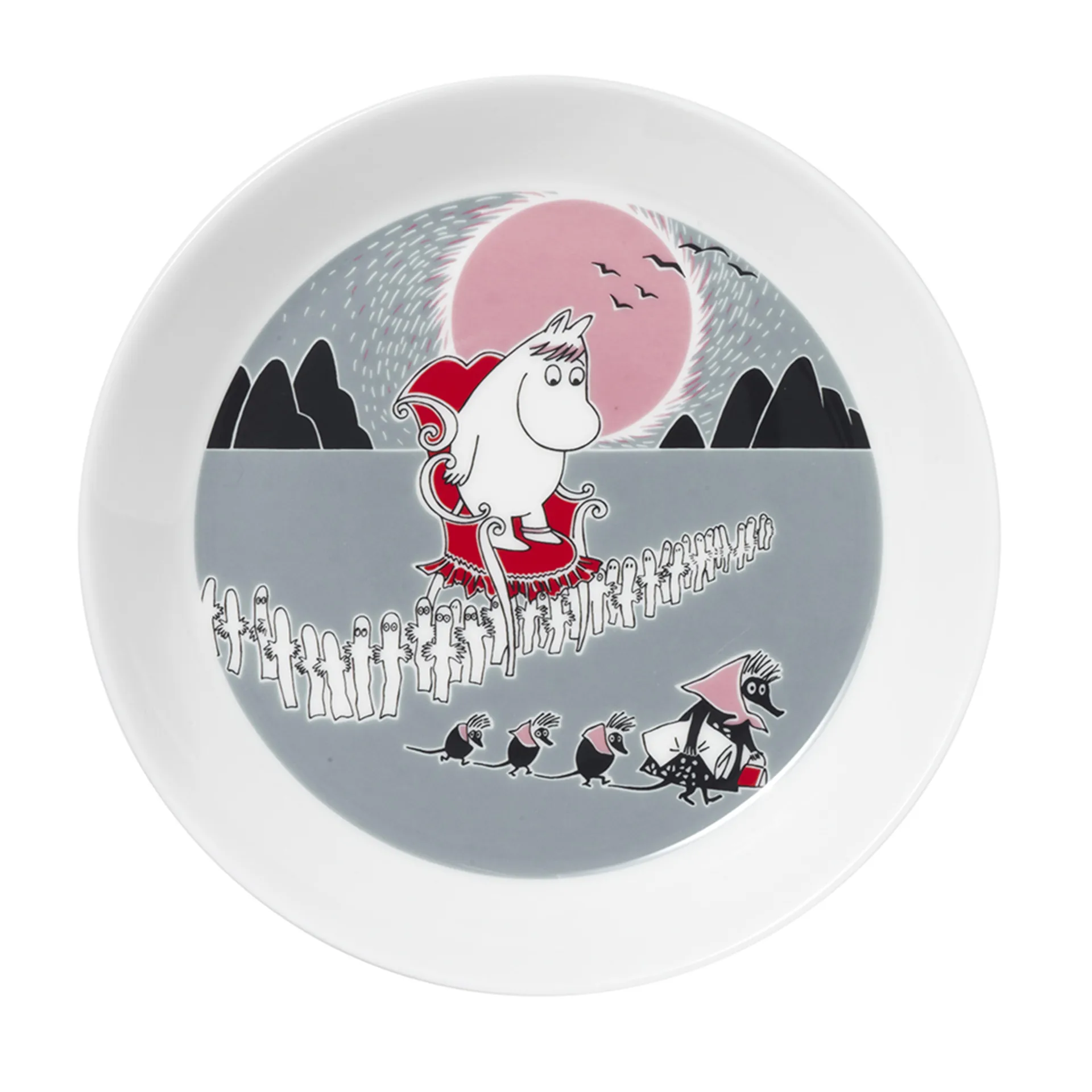 Mummitallerken Mummi Flytter, 19 cm Moomin Arabia