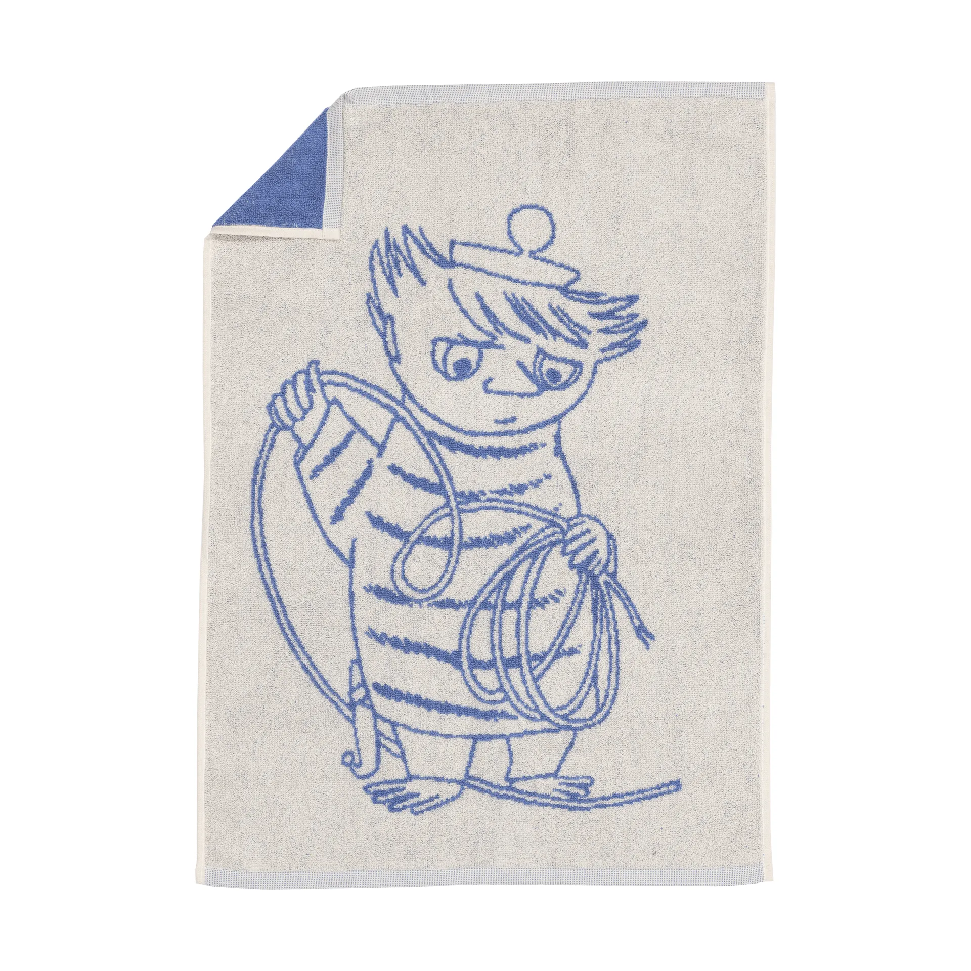Mummitrollet håndkle 50 x 70 cm, Too-ticky, blå Moomin Arabia
