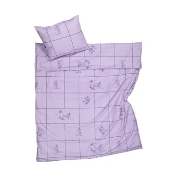 Mummitrollet sengesett 150 x 210 cm - Lille My, lilla - Moomin Arabia