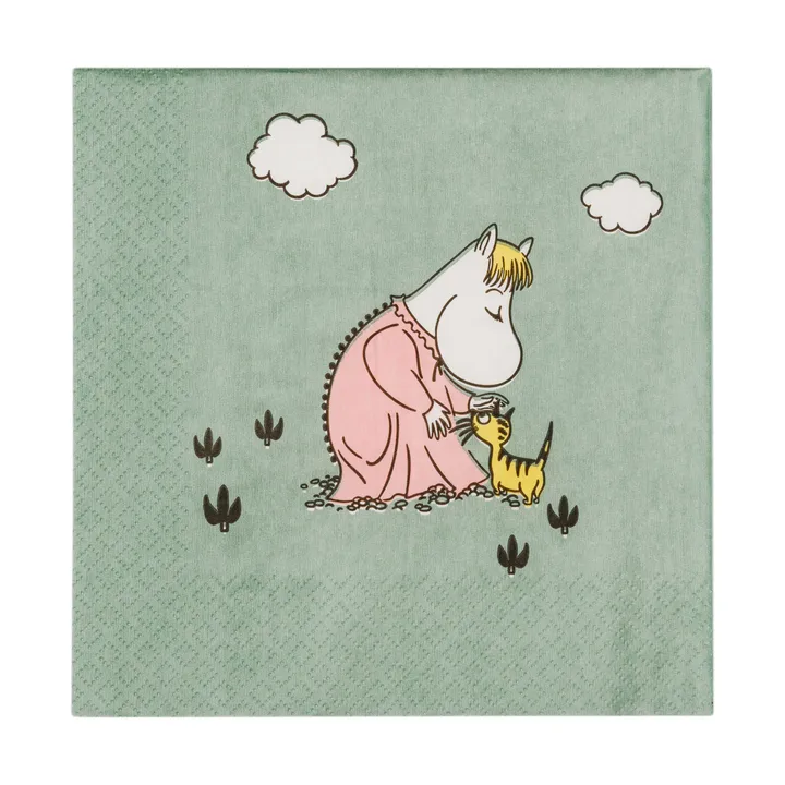 Omtanke Mummi papirserviett 33x33 cm - 20-pakning - Moomin Arabia