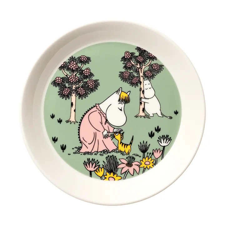 Omtanke Mummi-tallerken - Ø19 cm - Moomin Arabia
