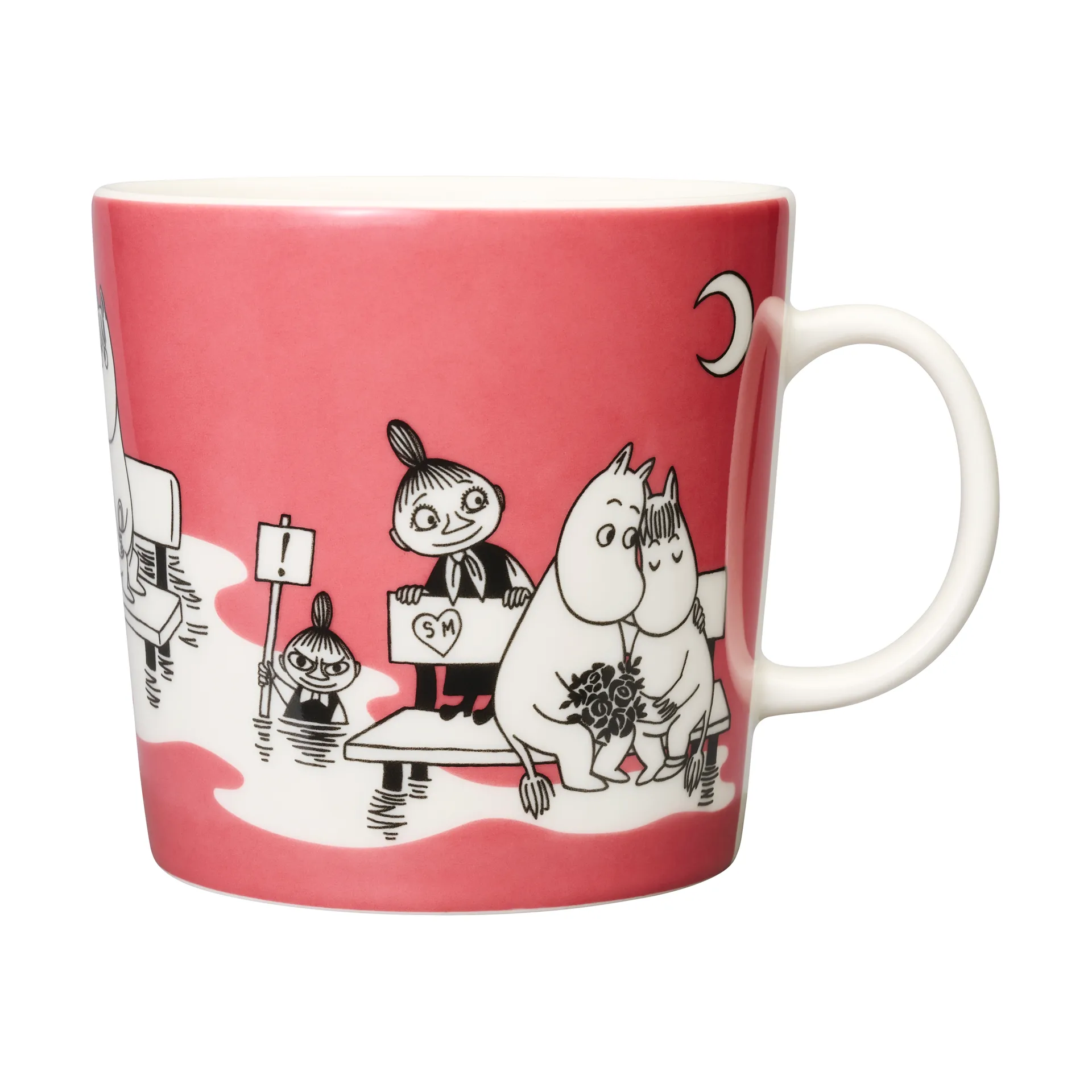 Rosa mummikopp spesial, 40 cl Moomin Arabia