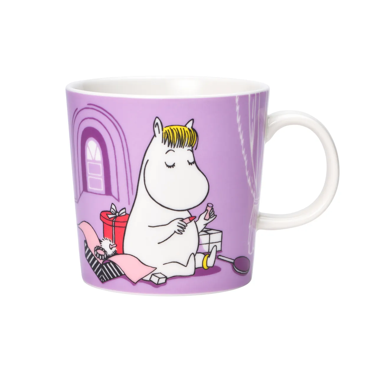 Moomin Arabia Snorkfrøken lilla mummikrus 30 cl