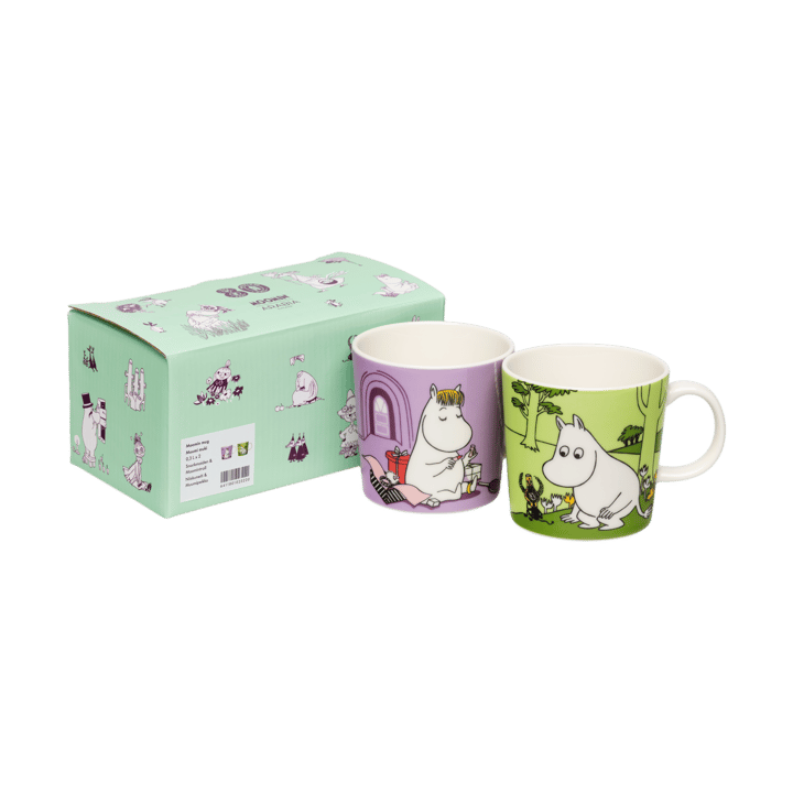 Snorkfrøken & Mummitrollet mummikopp 2 deler - 30 cl - Moomin Arabia