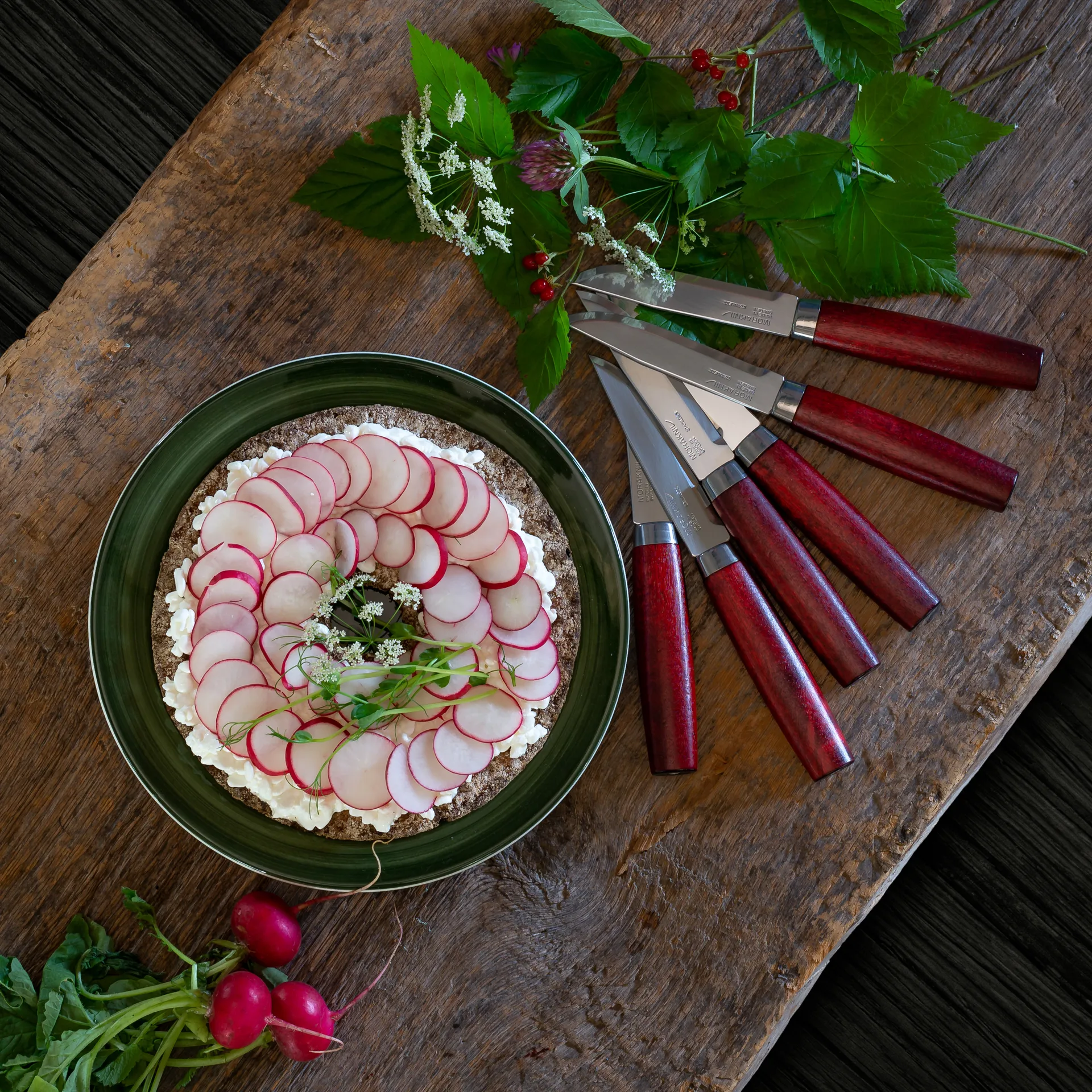 Morakniv Classic Steak Knife 6-stk., Rød Morakniv