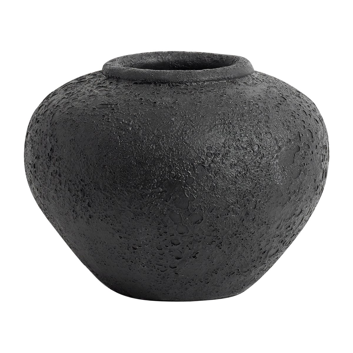 MUUBS Luna krukke Ø 25 cm Sort