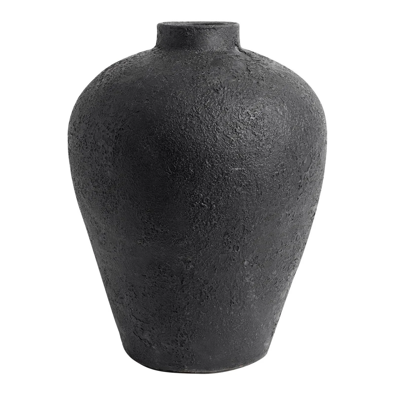 MUUBS Luna krukke 40 cm Svart-terracotta
