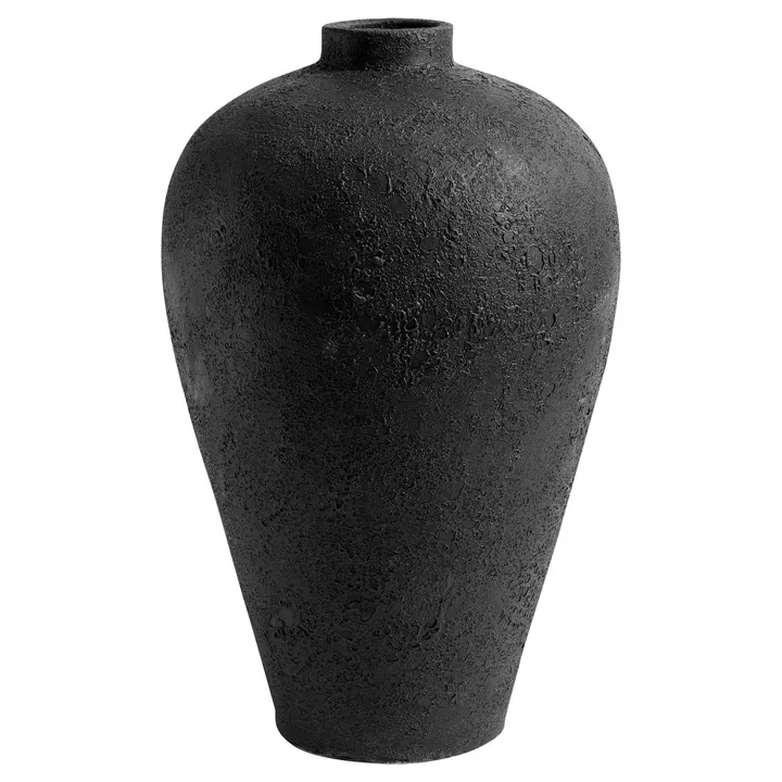 Luna krukke 60x35cm - Svart-terracotta - MUUBS