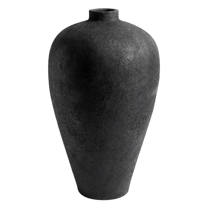 Luna krukke 80 cm - Svart-terracotta - MUUBS