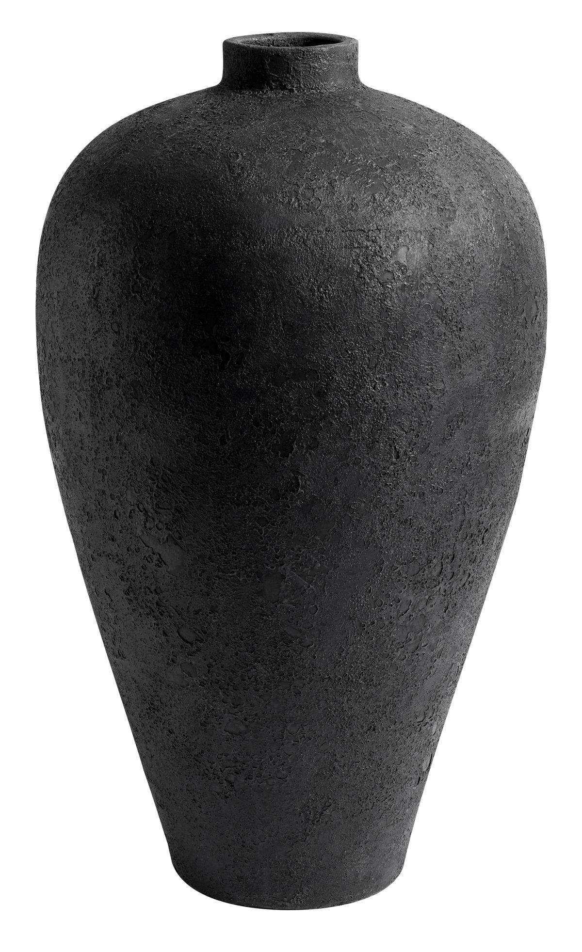 MUUBS Luna krukke 80 cm Svart-terracotta