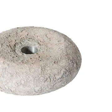 Luna lysestake - Grey, Ø13x4,8 cm - MUUBS