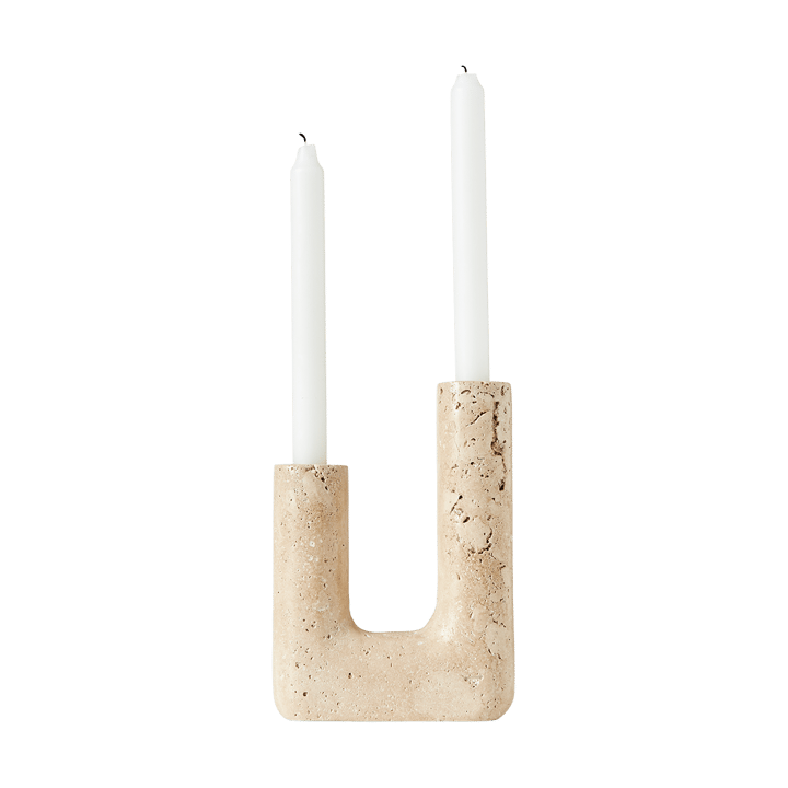 Minerva lysestake 20 cm, Creme MUUBS