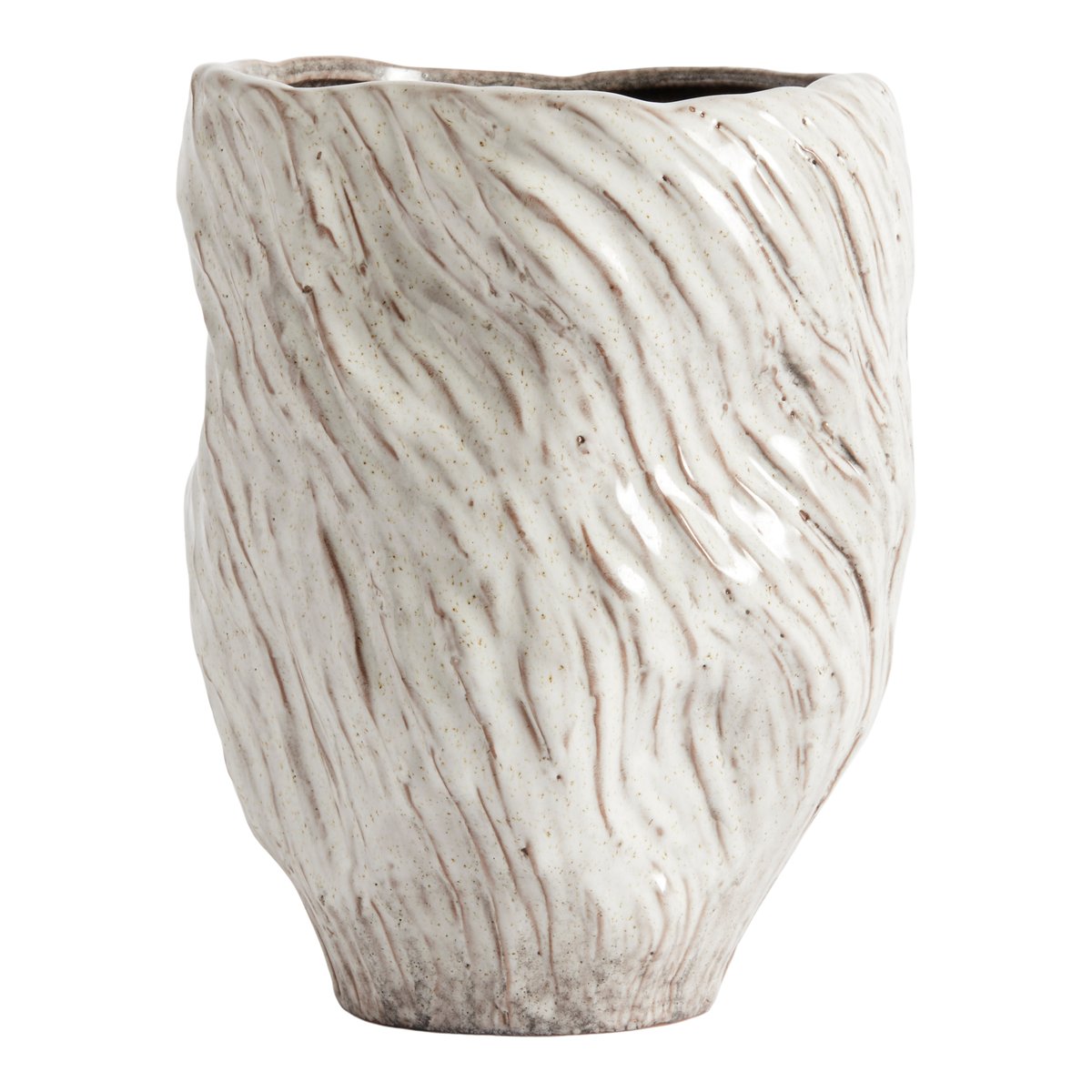 MUUBS Mud vase 25 cm Oyster