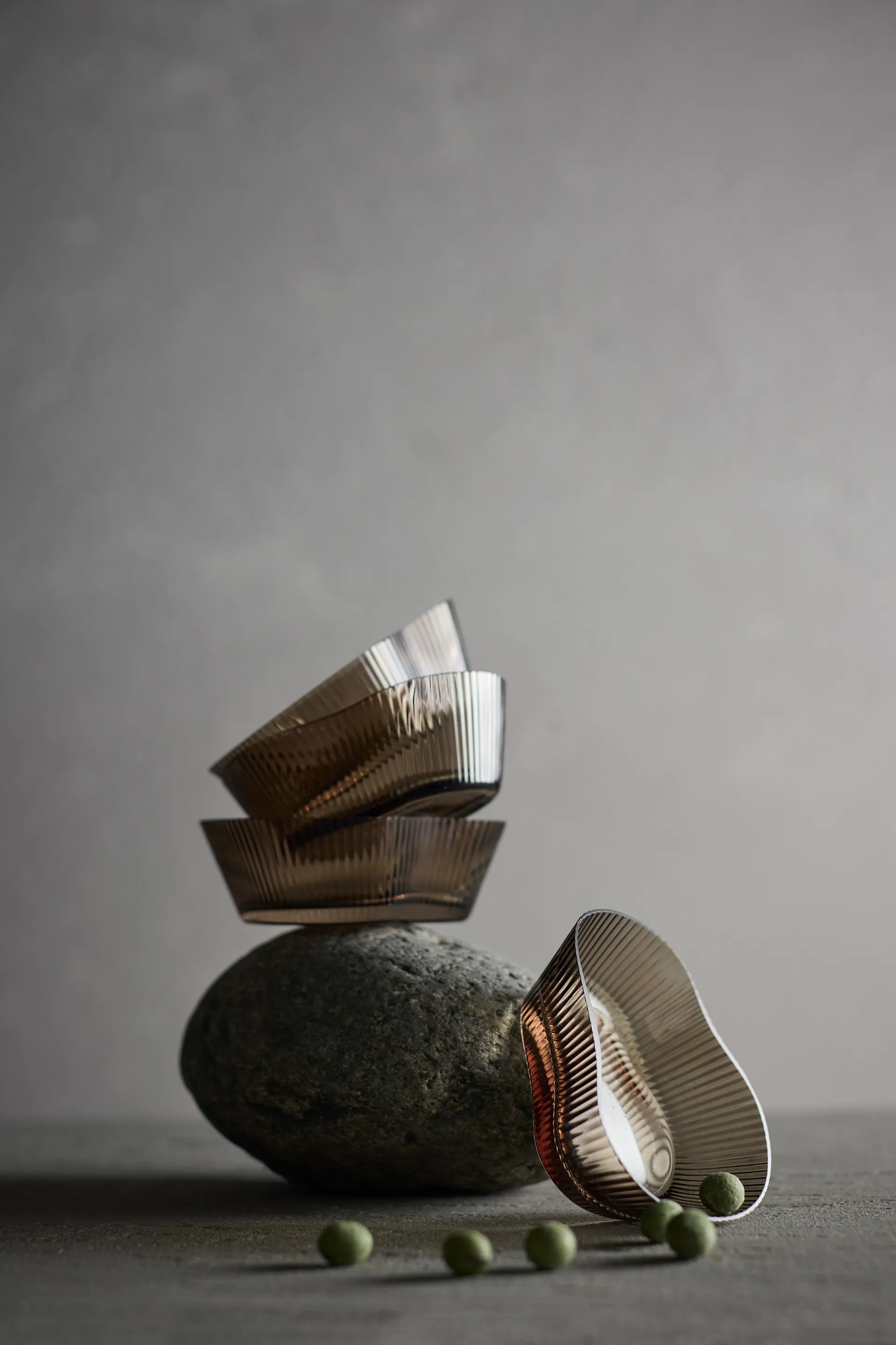 Ripe bolle 4‑pakning, Smoked brown MUUBS