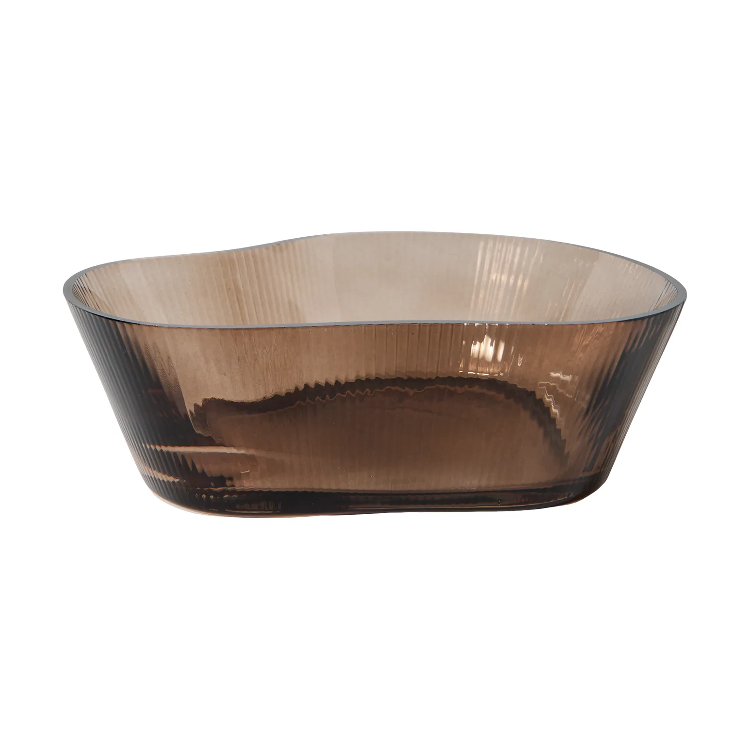 Ripe bolle, Smoked brown, Ø17,5x5 cm MUUBS