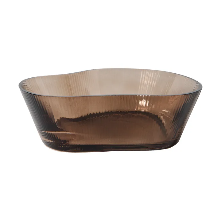 Ripe bolle - Smoked brown, Ø17,5x5 cm - MUUBS