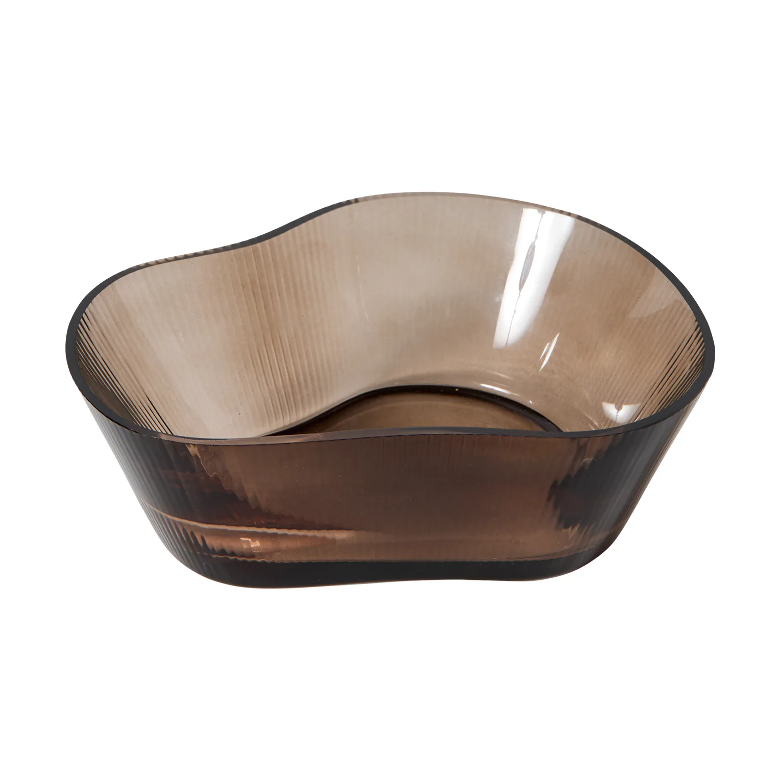 Ripe bolle, Smoked brown, Ø17,5x5 cm MUUBS