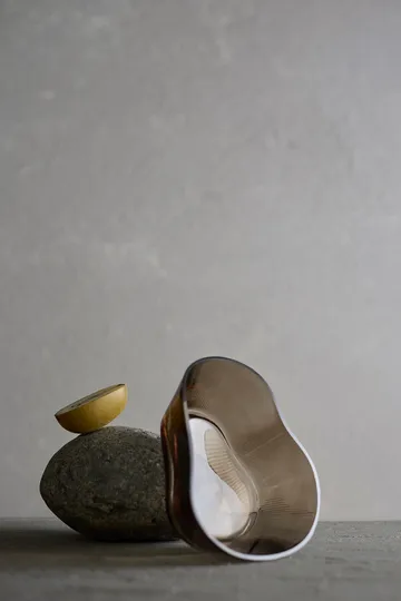 Ripe bolle - Smoked brown, Ø17,5x5 cm - MUUBS