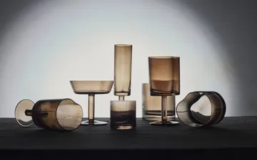 Ripe champagneglass 14,5 cl - Smoked brown - MUUBS