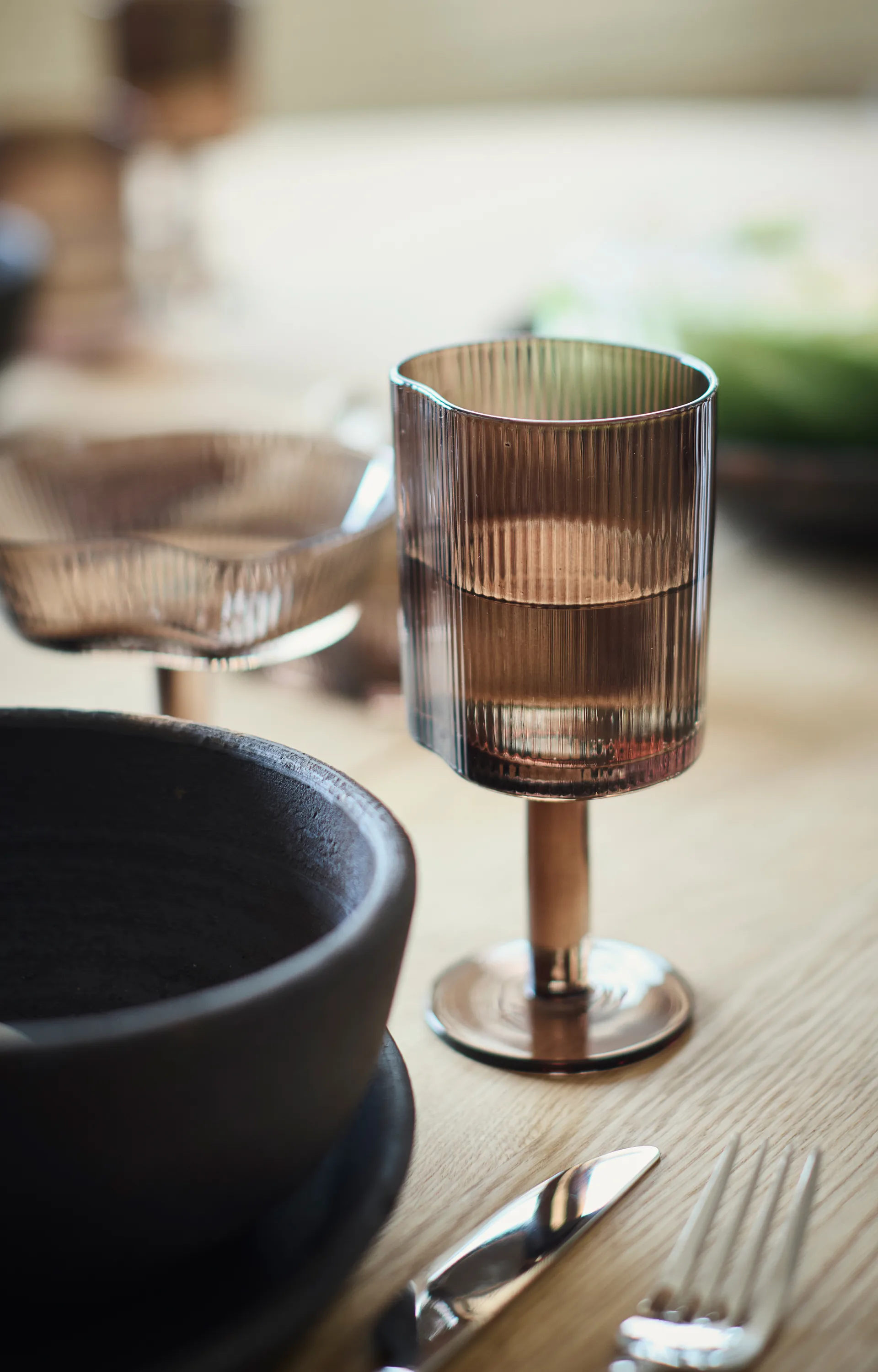 Ripe cocktailglass 15 cl, Smoked brown MUUBS