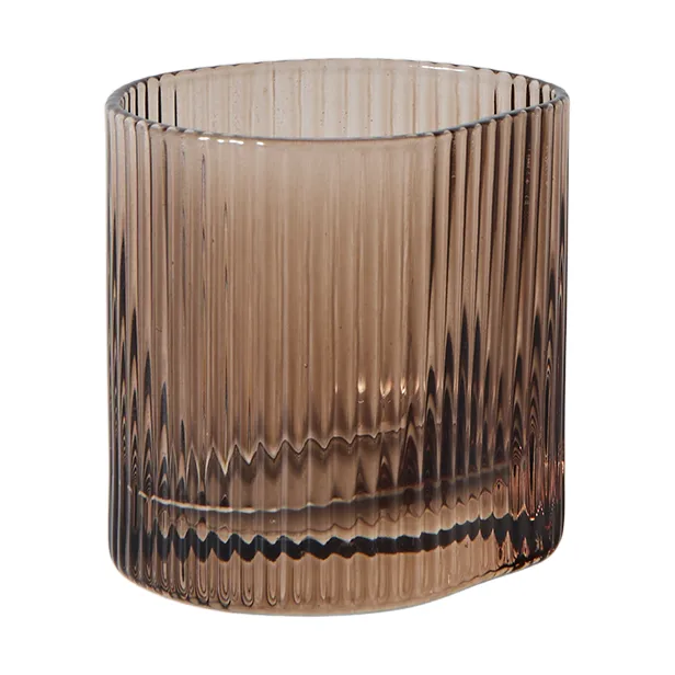 Ripe drikkeglass mini 8 cl - Smoked brown - MUUBS