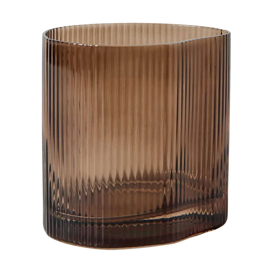 Ripe glass 39 cl, Smoked brown MUUBS