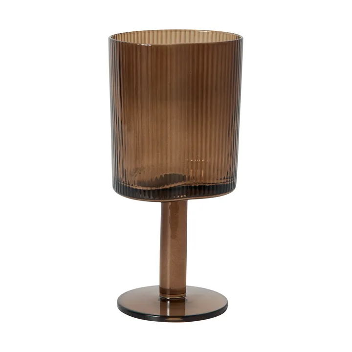 Ripe hvitvinsglass 21 cl - Smoked brown - MUUBS